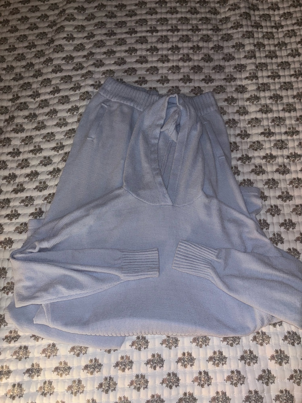 Aerie OFFLINE two piece lounge set Light Blue buttery soft medium